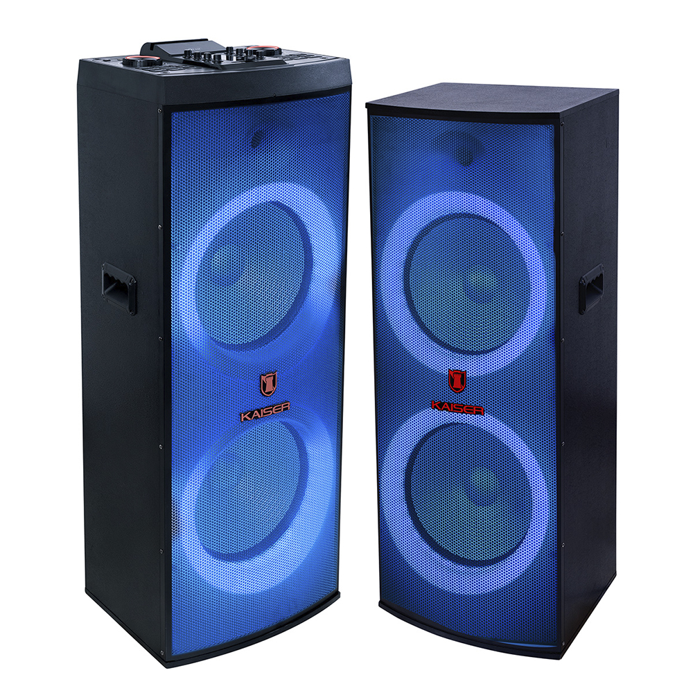 Bafle Doble Profesional Activo/pasivo 2x15 Kaiser Kds-1501.