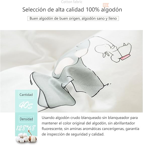 A LANFYFU Sábanas para Cuna de bebé, Paquete de 2 Sábanas de Cuna Esenciales, Seguro y Suave 100% Algodón de 130 * 70 * 22 cm, Juego de Sábanas Neutras para Cuna (Cactus y Dinosaurio).