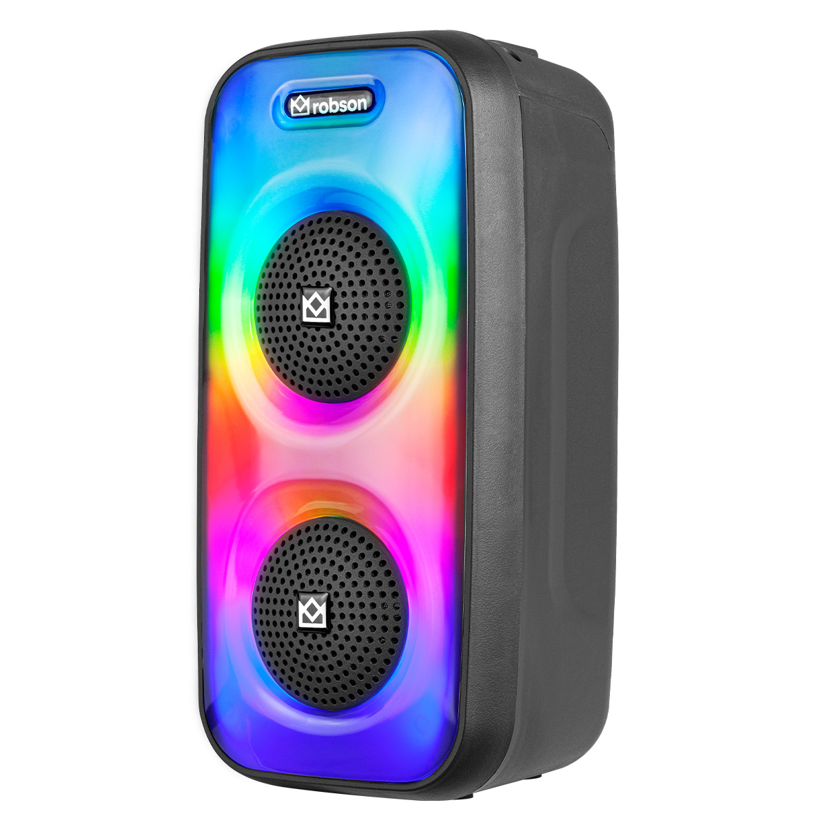 Bafle 2x3 Pulgadas Robson 2900 W Pmpo Luz Flame Msa-1005.