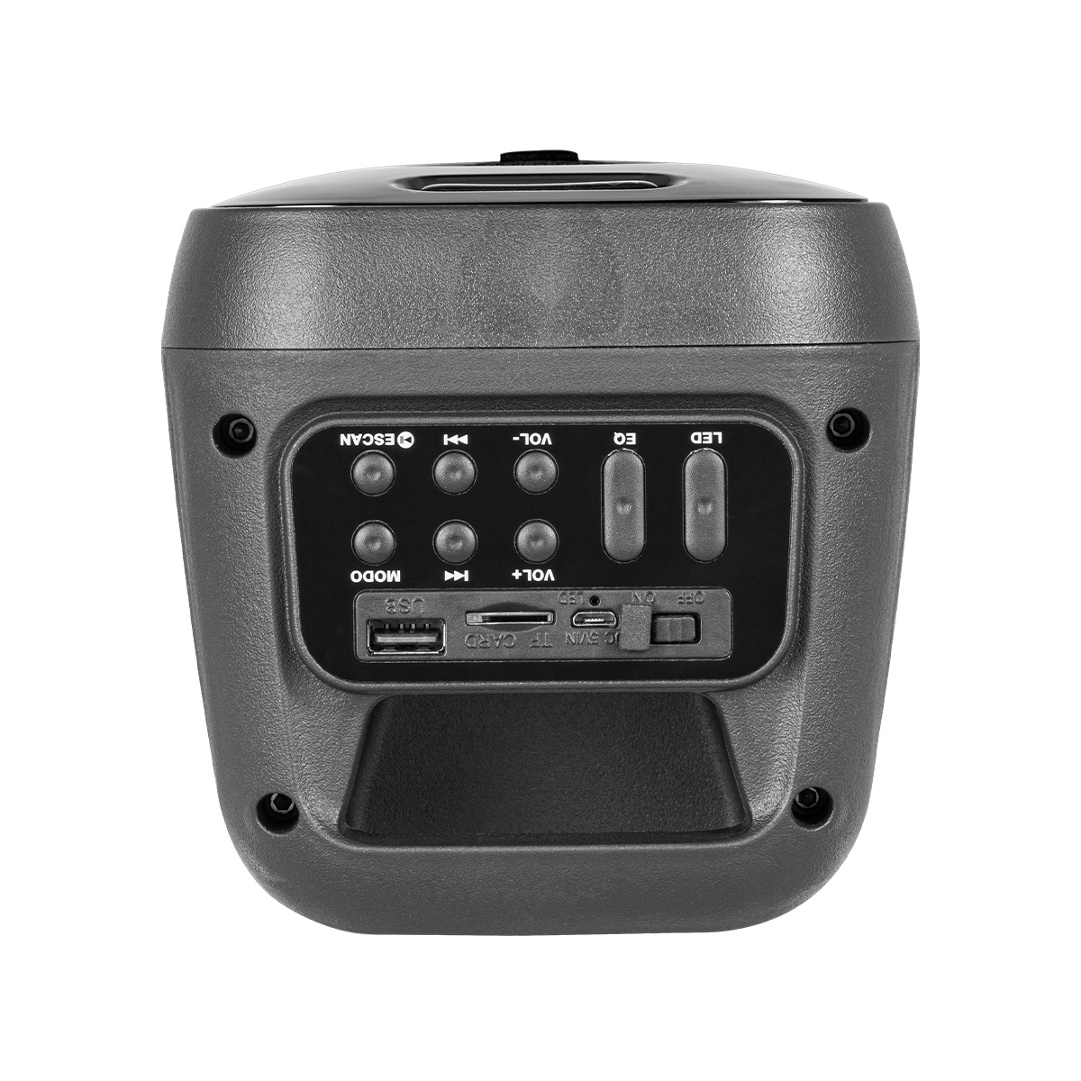Bafle 2x3 Pulgadas Robson 2900 W Pmpo Luz Flame Msa-1005.