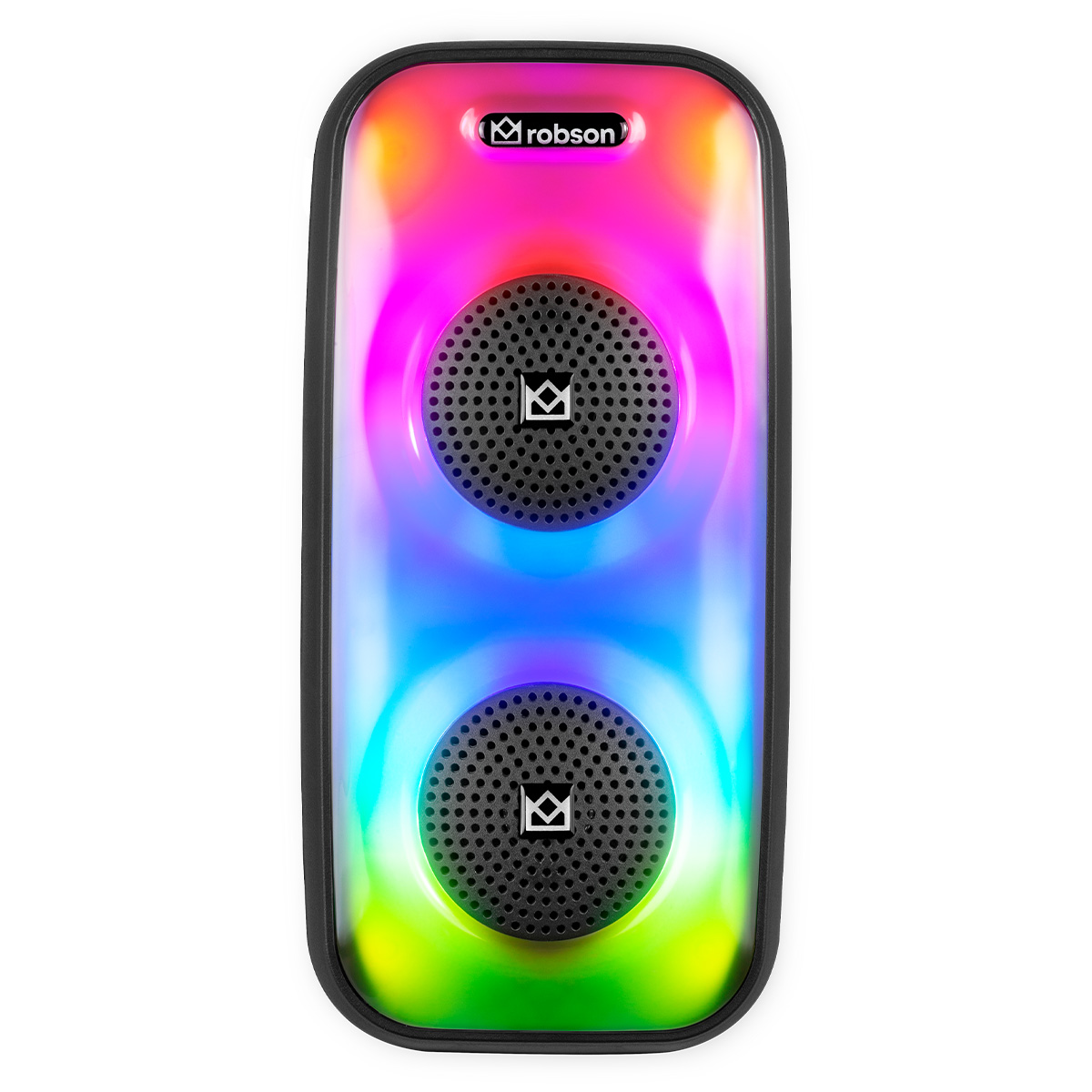 Bafle 2x3 Pulgadas Robson 2900 W Pmpo Luz Flame Msa-1005.