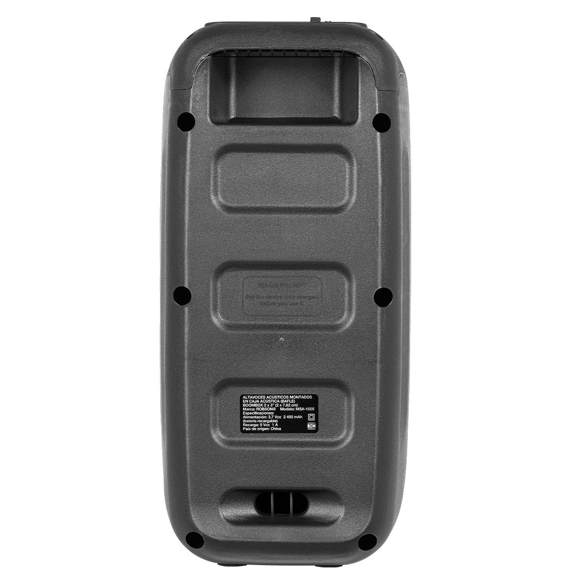 Bafle 2x3 Pulgadas Robson 2900 W Pmpo Luz Flame Msa-1005.
