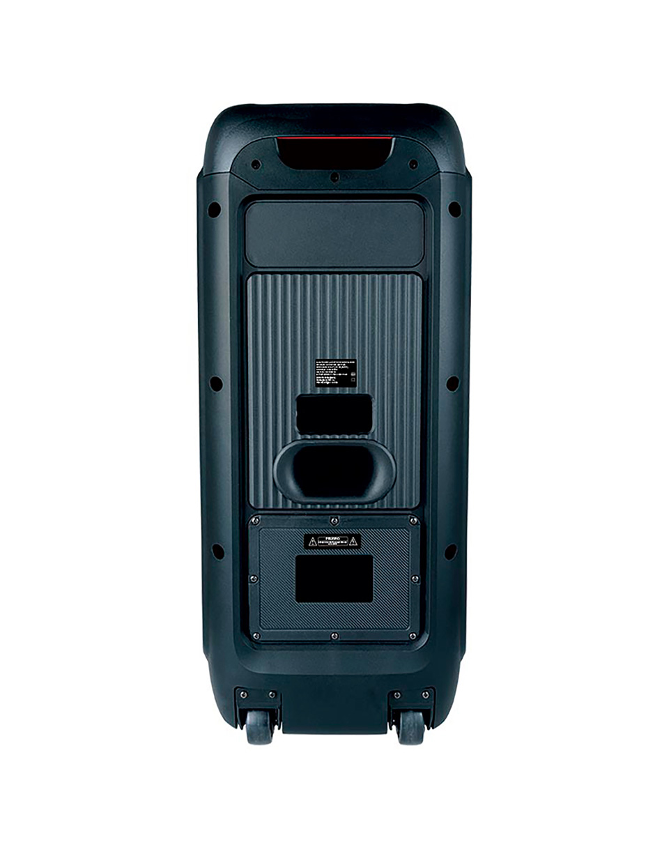 Bafle profesional 2X8" de 24,000 W PMPO, con ruedas Kaiser MSA-2029.