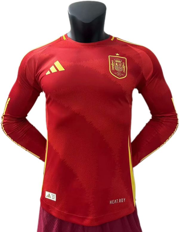 Nuevo! Jersey España 2024/2025 Manga Larga Titular Local Roja Talla XL.