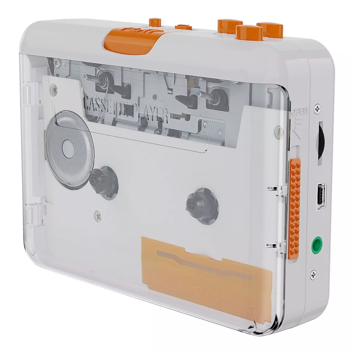 Convertidor De Cintas Cassette A Mp3 Adaptador Usb Auricular