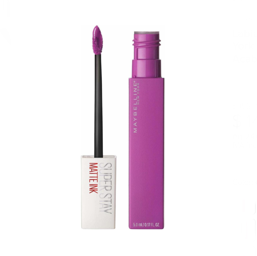 Labial Líquido Maybelline New York Super Stay Matte Ink 5ml Acabado Mate Color Creator.