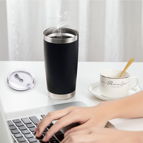 Vaso Térmico Portátil De 20oz Acero Inoxidable