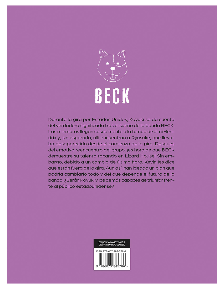 Distrito Manga BECK (edición kanzenban) 7 Autor Harold Sakuishi.