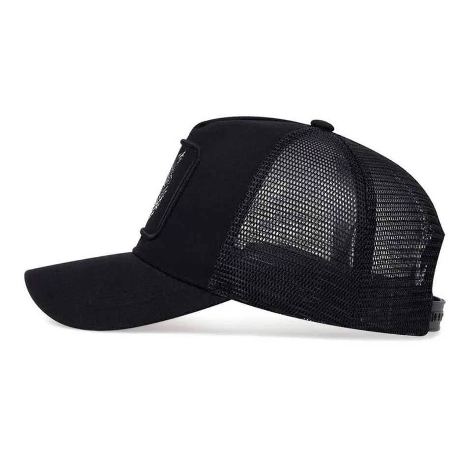 Gorra red lobo béisbol bordado negro sombreros casuales ajustables sombrero protección solar.