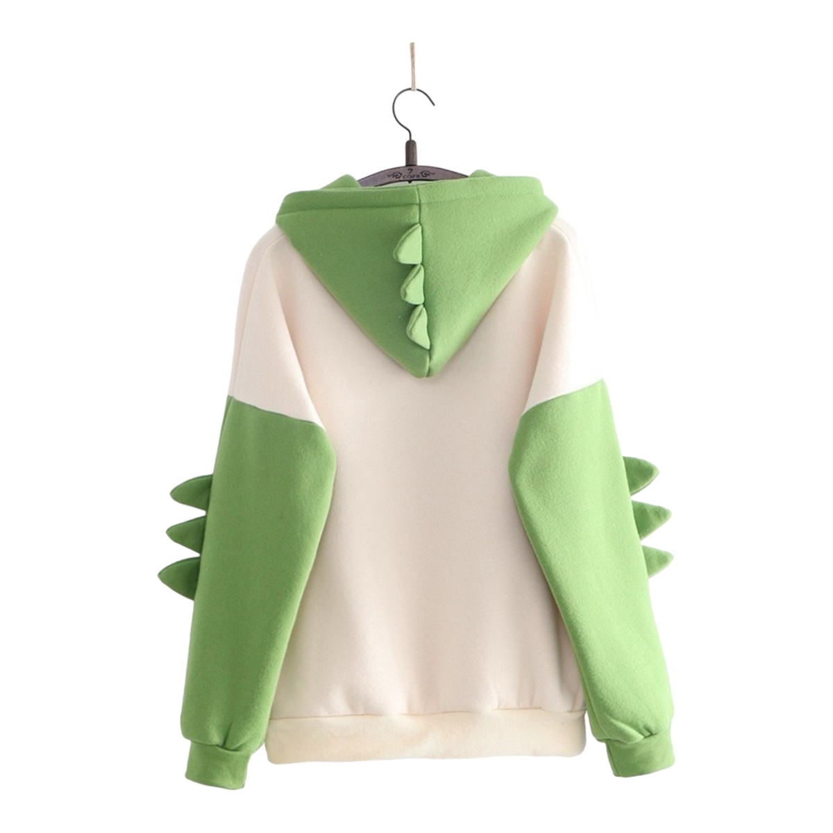 Sudadera Con Capucha De Dinosaurios Manga Larga Para Mujer Talla Grande