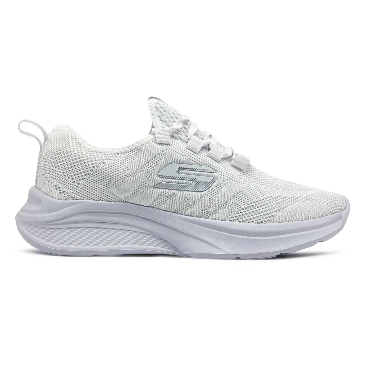 Tenis Spook 1210 Blanco Total Niña Escolar Deportivo.