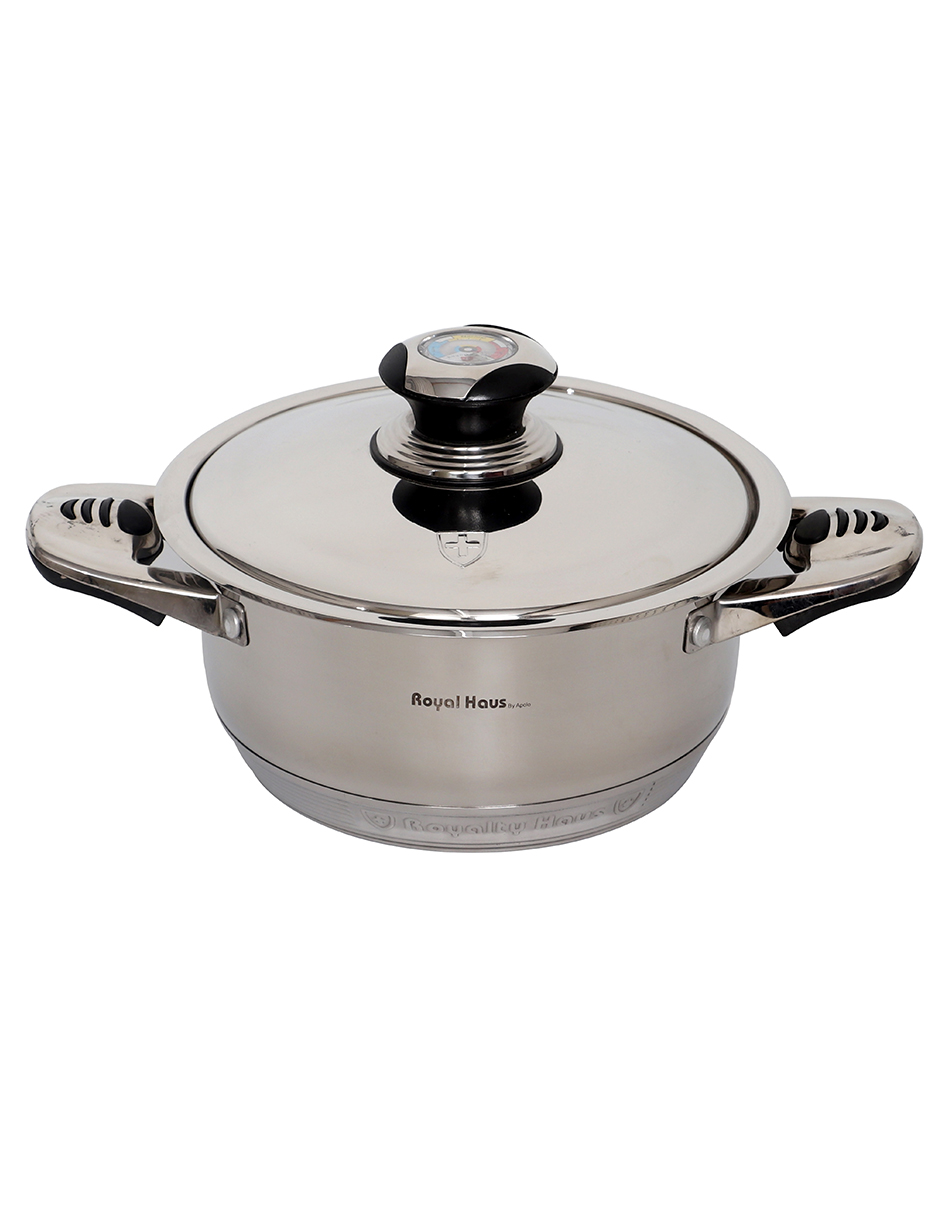 Batería de Cocina de Acero Inoxidable 16 Piezas con 9 capas de Espesor 0.6mm  Royal Haus