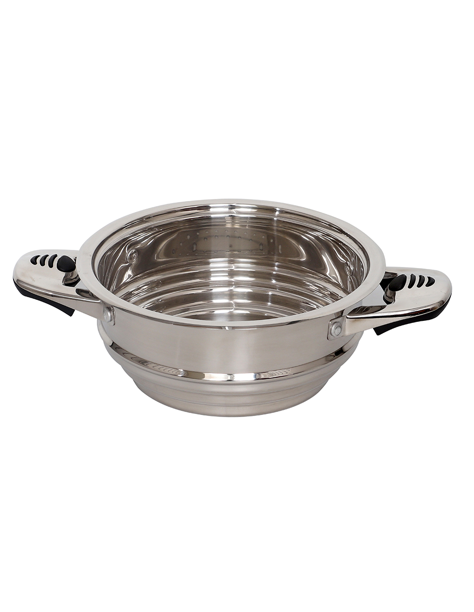 Batería de Cocina de Acero Inoxidable 16 Piezas con 9 capas de Espesor 0.6mm  Royal Haus