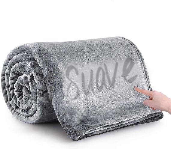 A Cobija Calientitas,Frazada Matrimonial,Cobija de Franela Reversible de Alta Suave Cálida y Cómoda,Cobertor Individual Ligera de Microfibra Antiestática,Manta para Cama Sofá,Cobija Queen Size 230×230CM