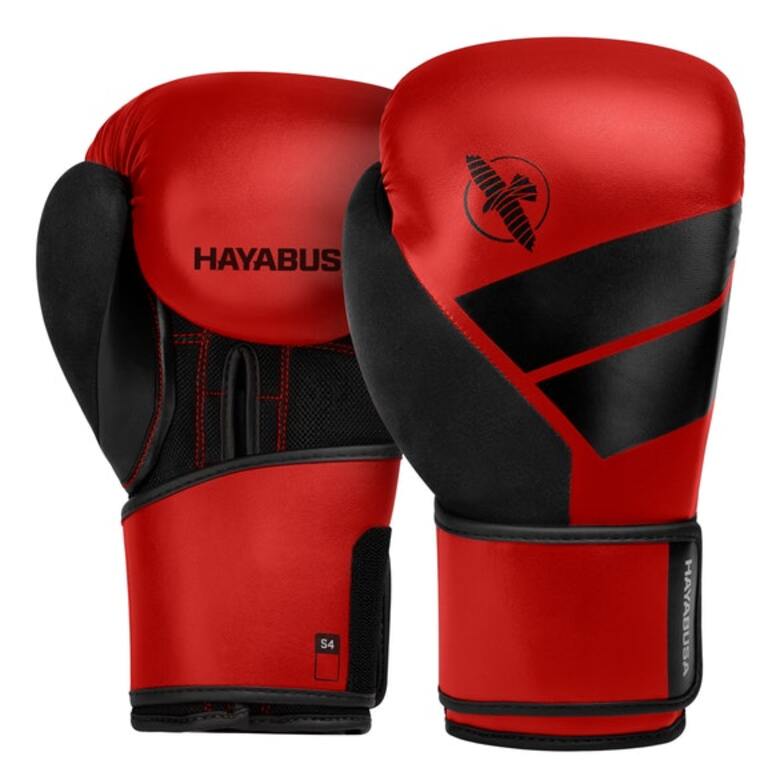 Guantes De Boxeo S4 Hayabusa Ufc Cuero Pu - RED.
