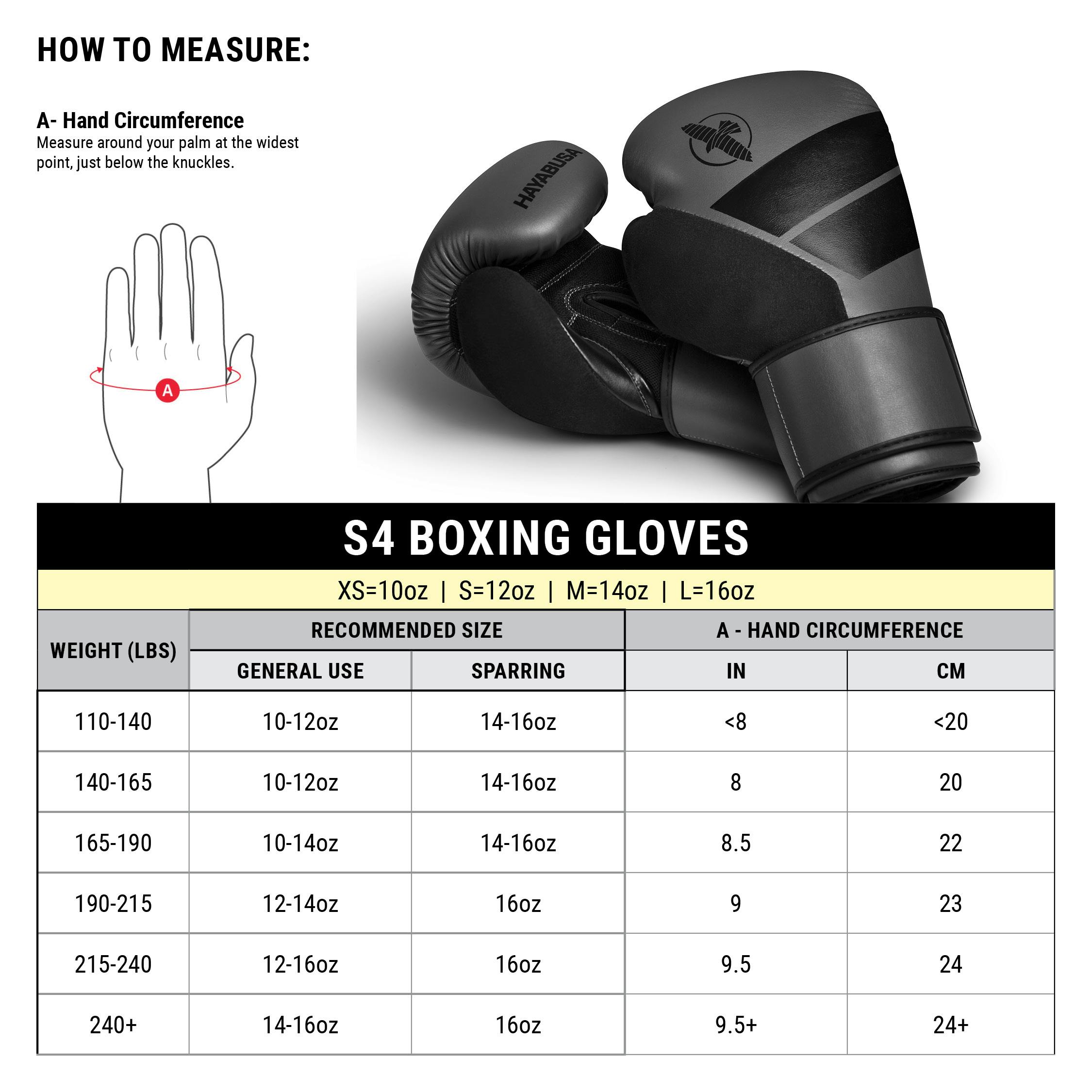 Guantes De Boxeo S4 Hayabusa Ufc Cuero Pu - RED.