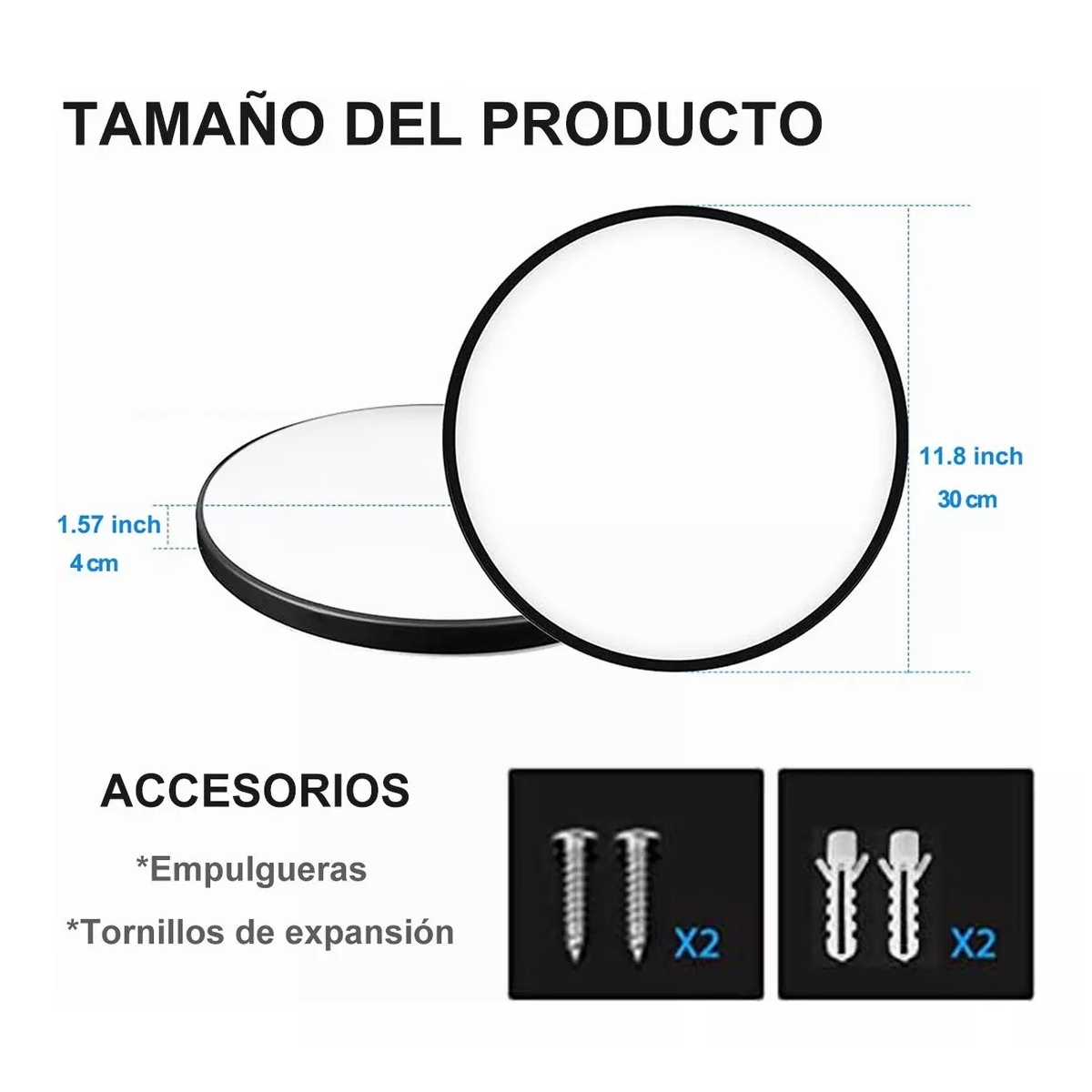 Lámparas De Techo 24w Lámparas Decorativas Techo Luz Blanca