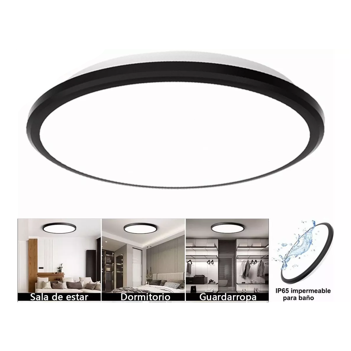 Lámparas De Techo 24w Lámparas Decorativas Techo Luz Blanca