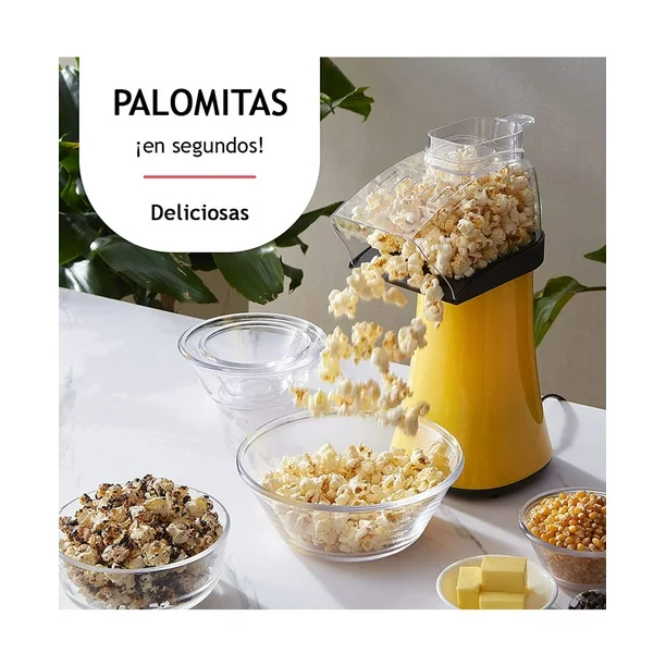 Máquina para Palomitas Aire Caliente 16tzs Vaso Mantequilla Elite.