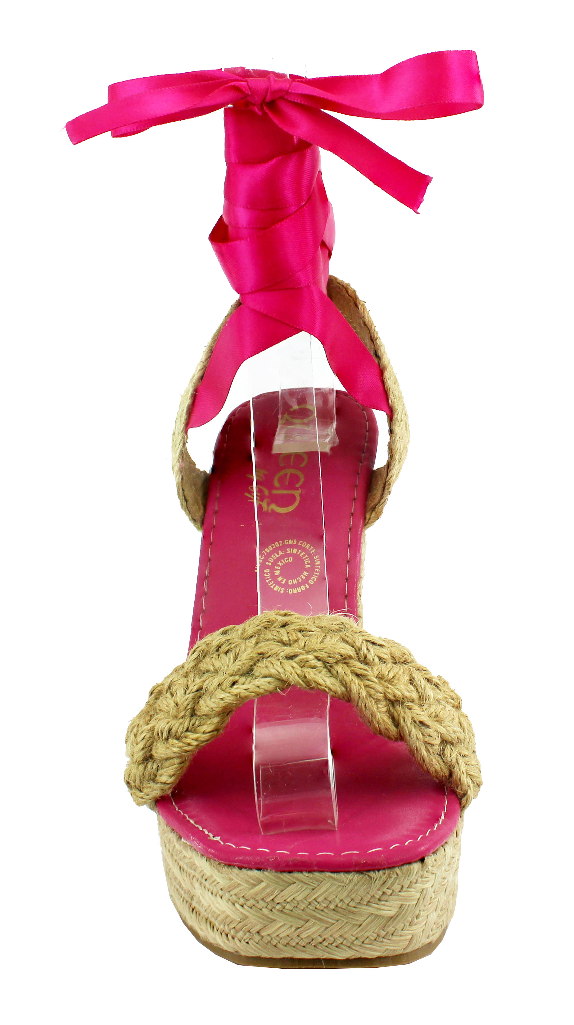 Plataformas Queen By GyF  Yute Con Listones Al Tobillo Alpargatas Casuales Fiusha.
