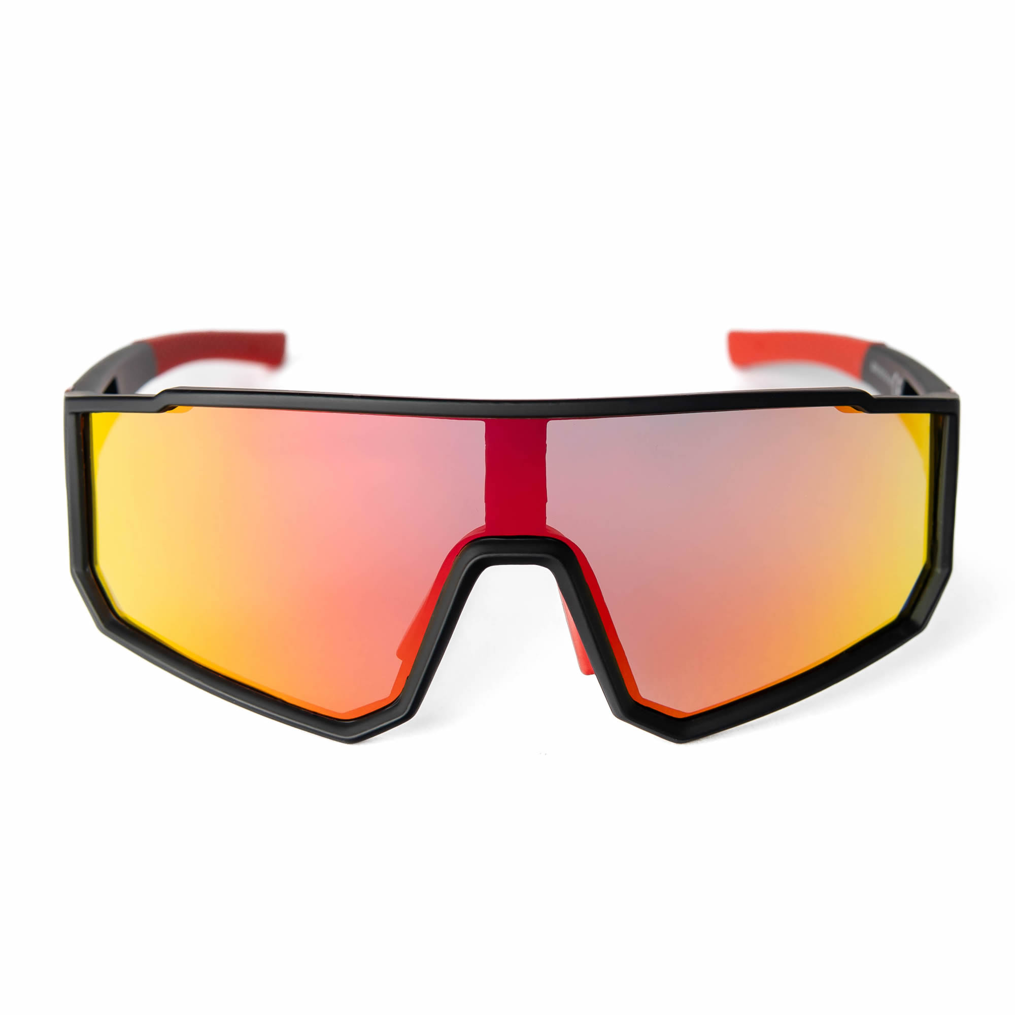 Lentes de Sol Deportivos Polarizados PANDAS Unisex UV400 BLAST Rojo.