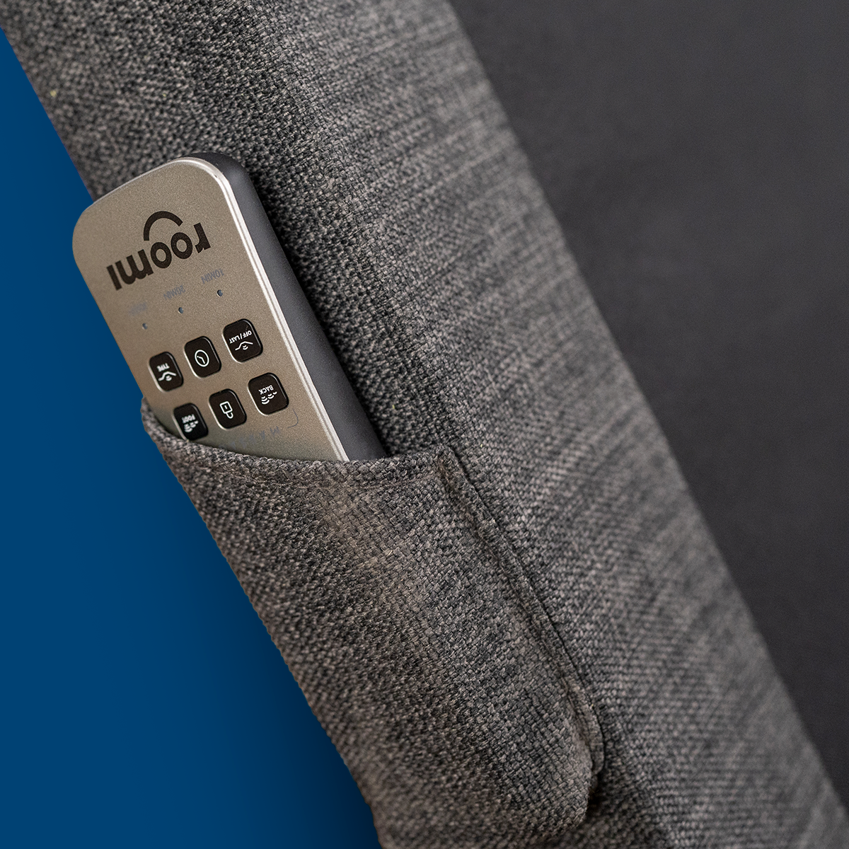 Cama Eléctrica Matrimonial Ajustable con Control Remoto, Función Masaje y Luz Bajo Cama ROOMI.