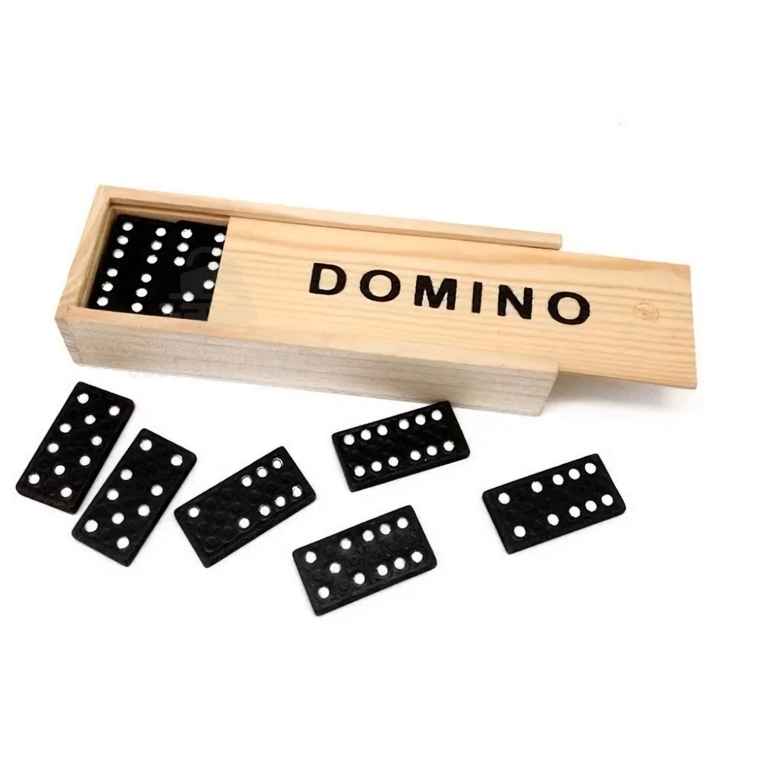 Juego de Domino Clásico de Madera