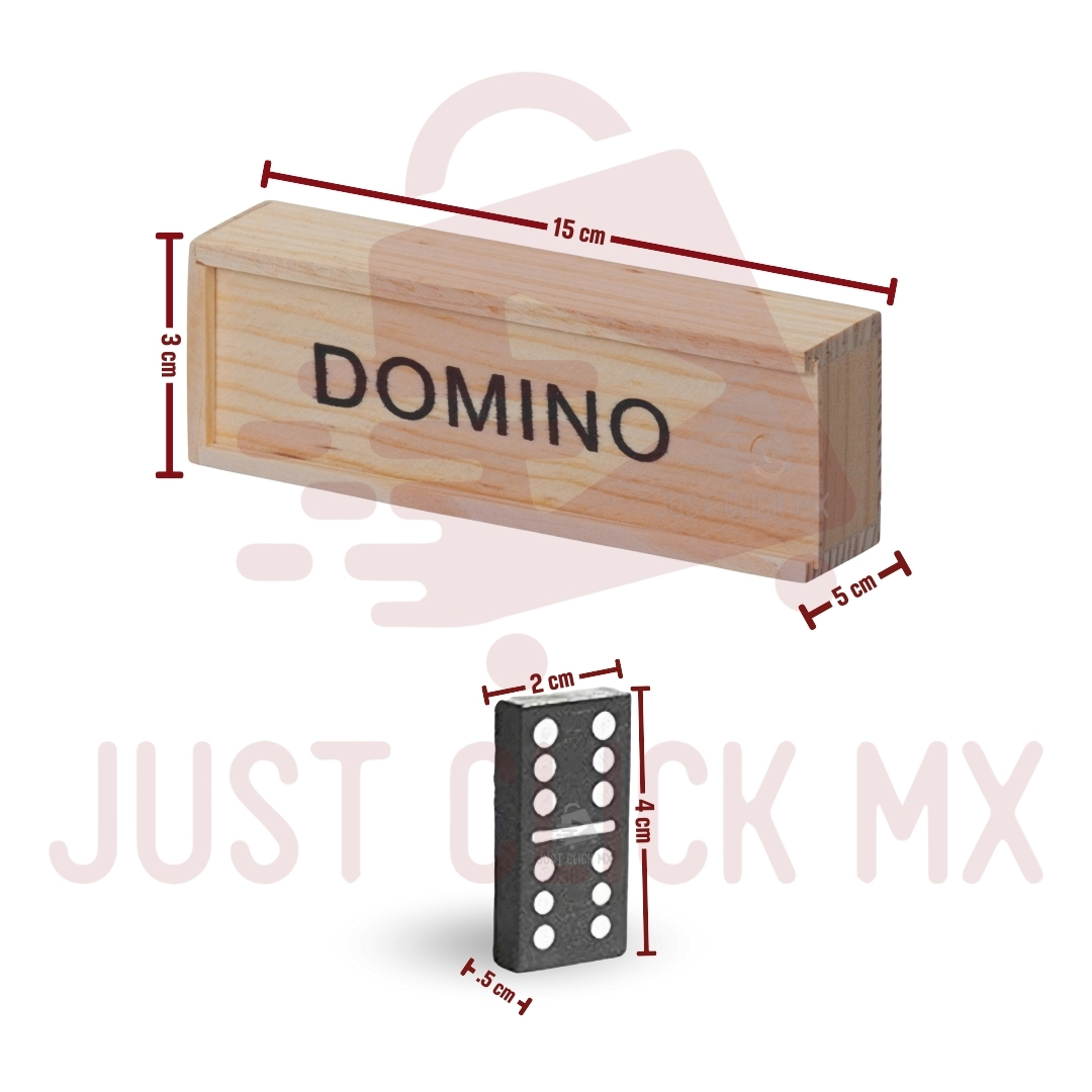 Juego de Domino Clásico de Madera