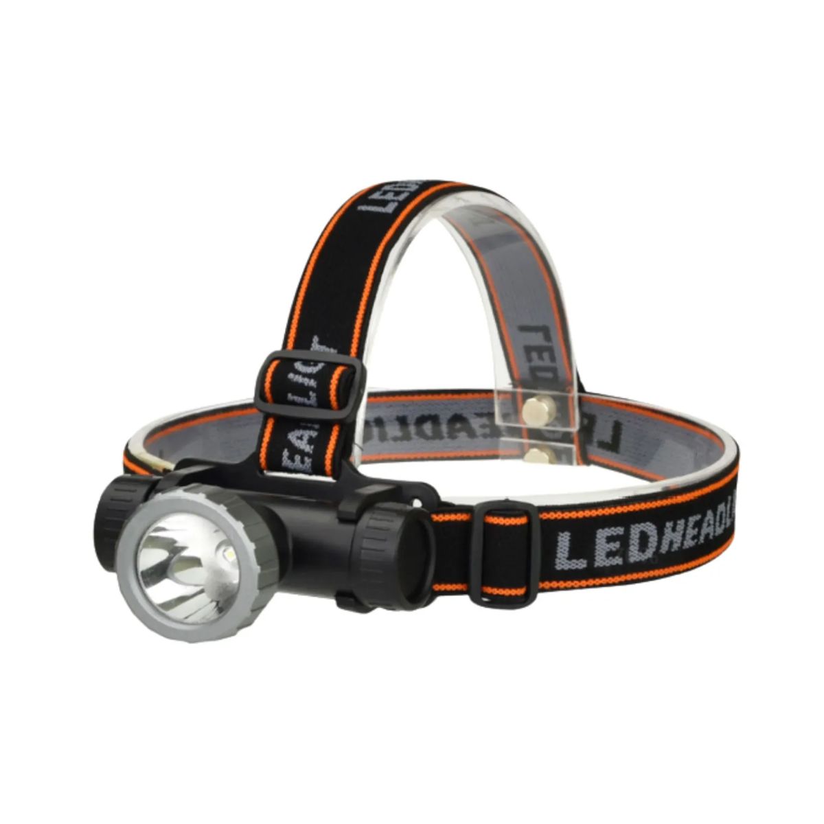 Lampara Linterna LED Tipo Minero Recargable Tamaño Portatil y Correa Ajustable.