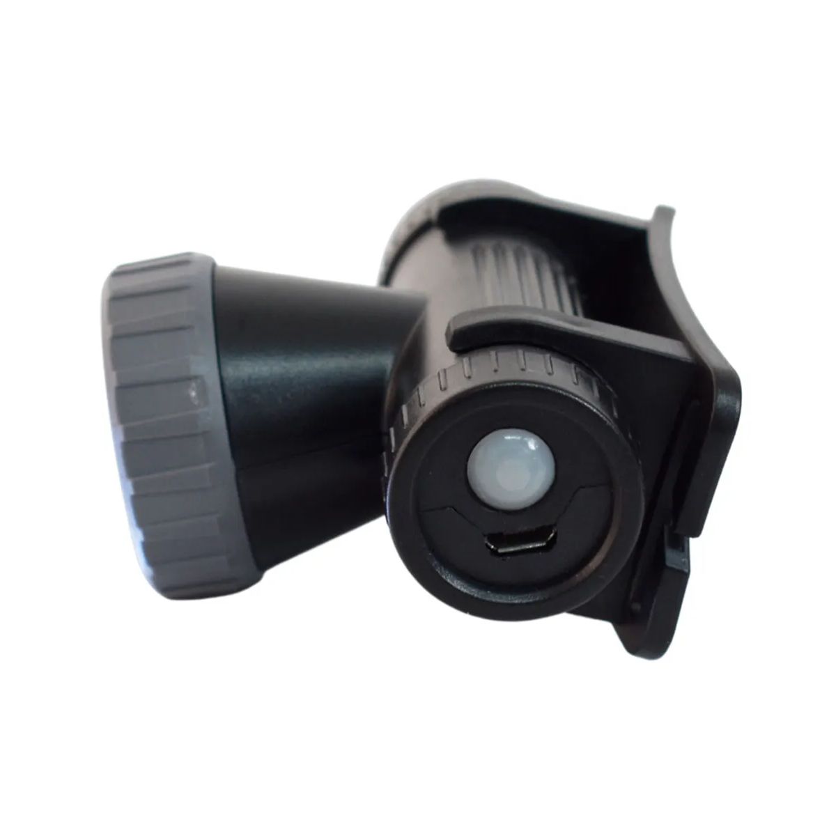 Lampara Linterna LED Tipo Minero Recargable Tamaño Portatil y Correa Ajustable.