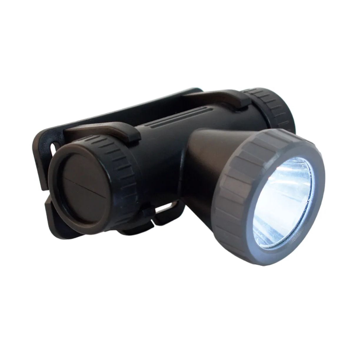 Lampara Linterna LED Tipo Minero Recargable Tamaño Portatil y Correa Ajustable.
