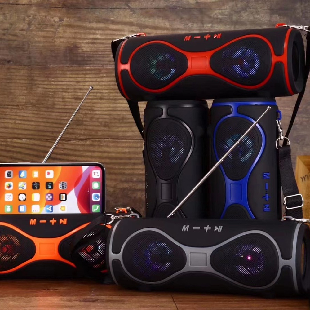 Bocina Portátil Inalámbrico Bluetooth Con Radio Fm y Antena MW8S