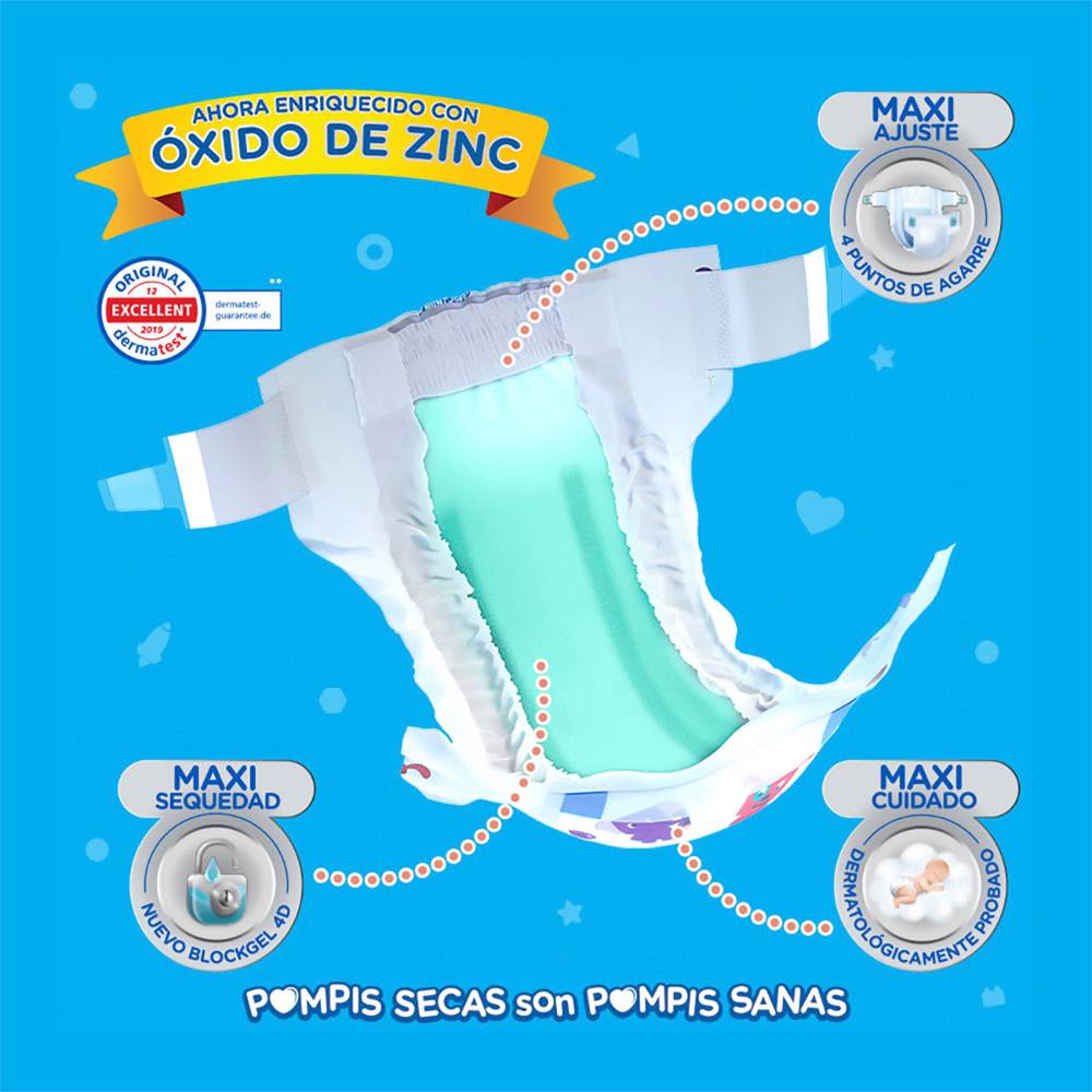 Pañales KLEENBEBE Suavelastic Jumbo 84 piezas.