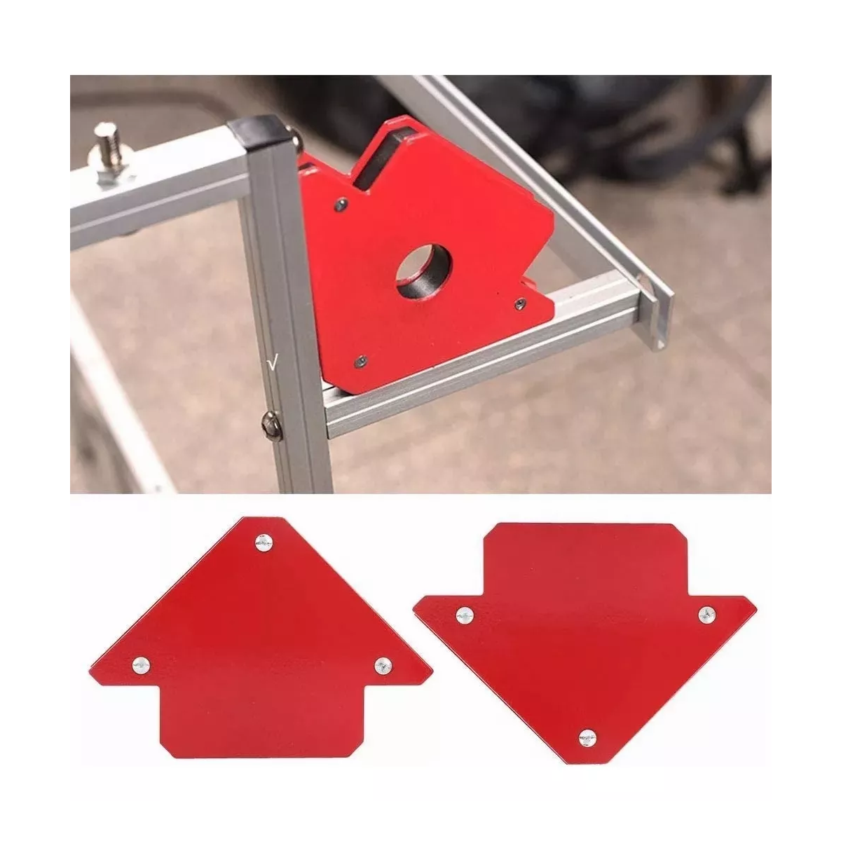Kit De 6 Escuadra Magnética Para Soldar