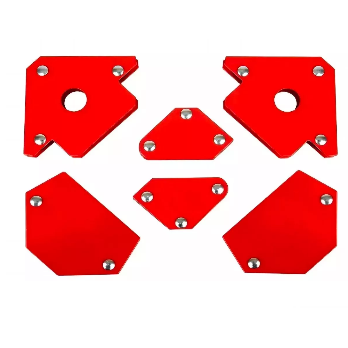 Kit De 6 Escuadra Magnética Para Soldar