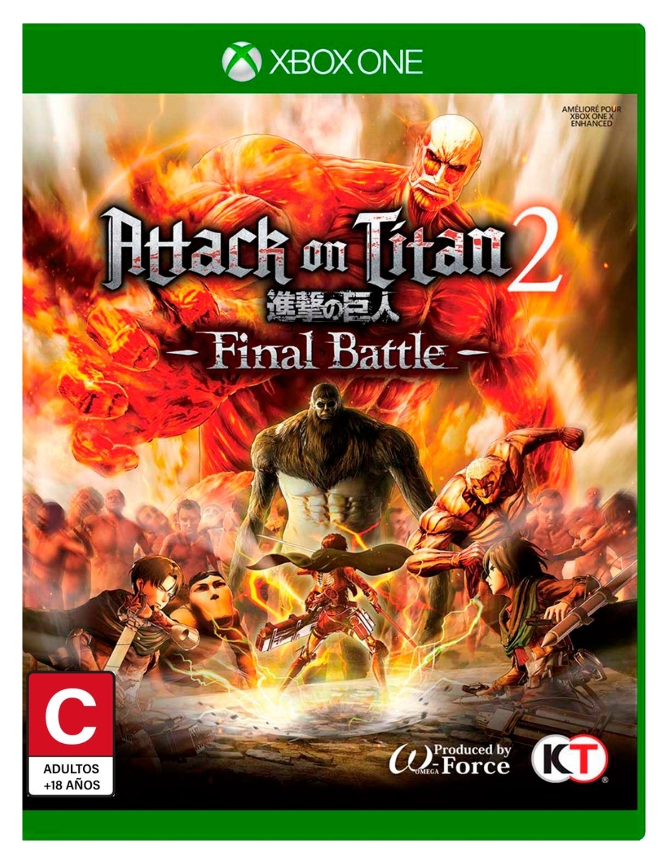 ATAQUE DE LOS TITANES 2: BATALLA FINAL - XBOX ONE.