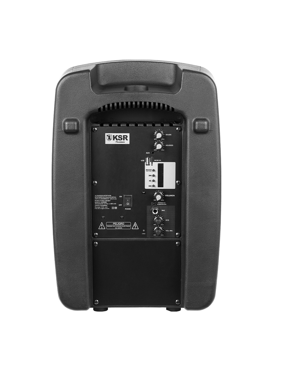 Bocina Kaiser 8 7200w Con Bluetooth Micrófono y Control 110v MSA-9908BT.