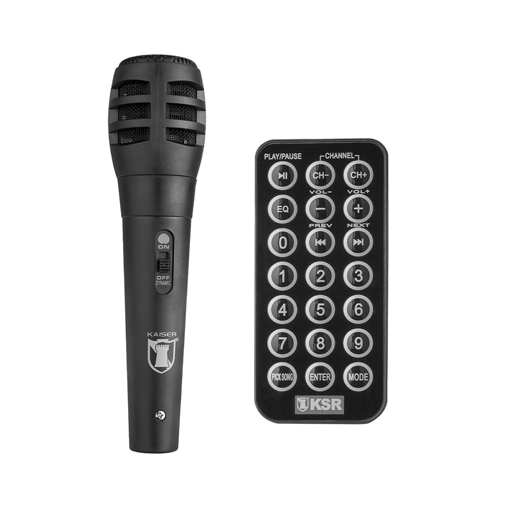 Bocina Kaiser 8 7200w Con Bluetooth Micrófono y Control 110v MSA-9908BT.