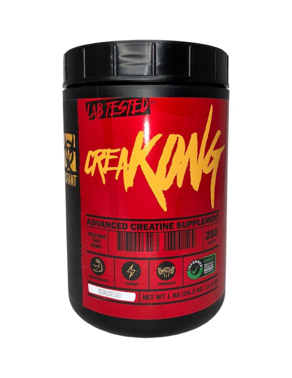 Creatina Creakong Mutant 1kg 250 serv