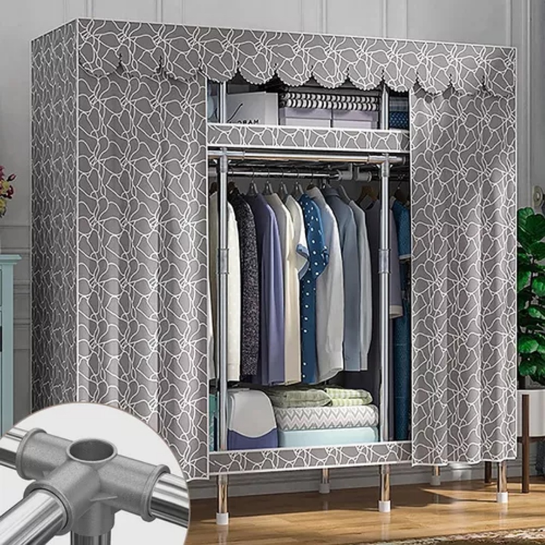 Metal Closet Ropero Armable Portátil Armario Organizador