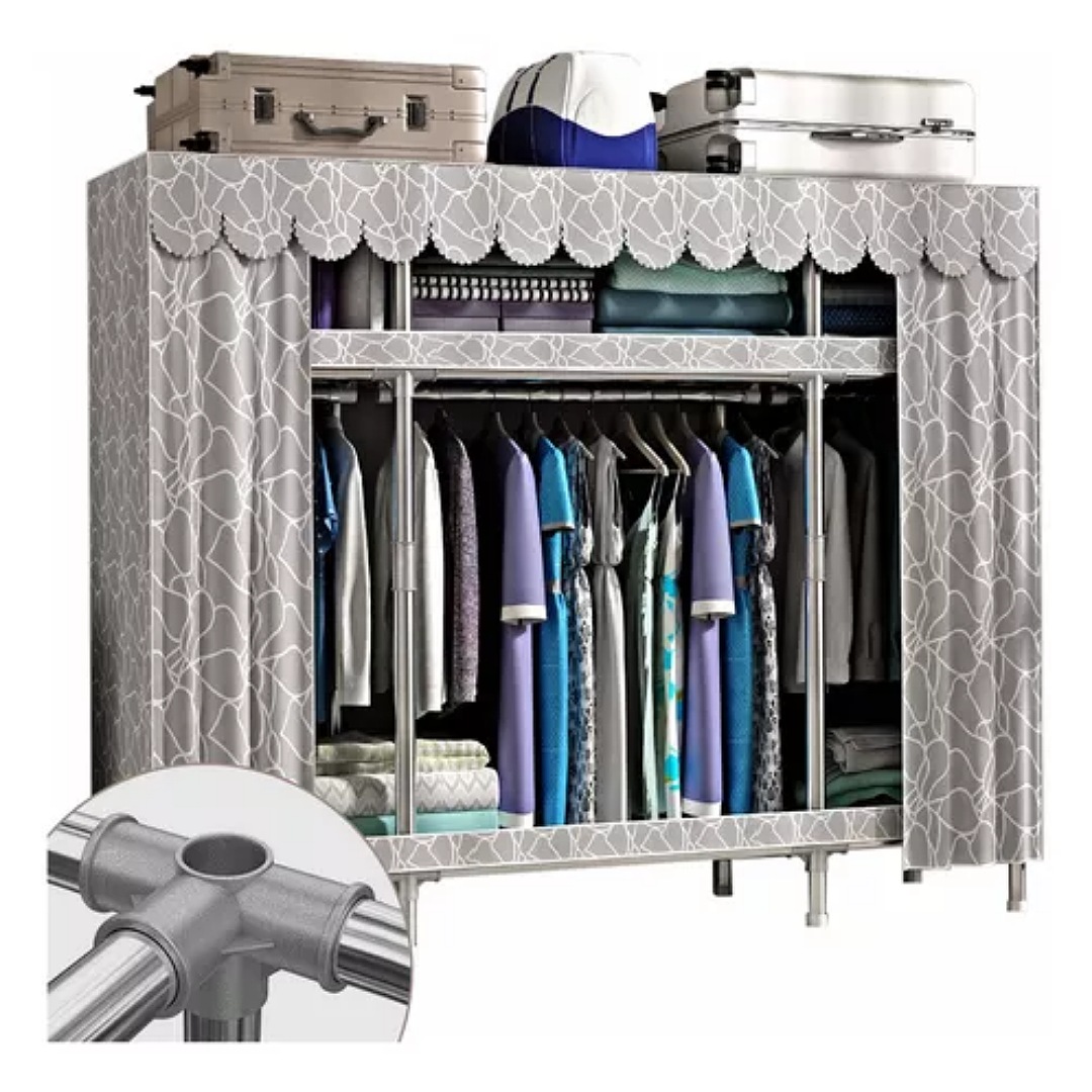 Metal Closet Ropero Armable Portátil Armario Organizador