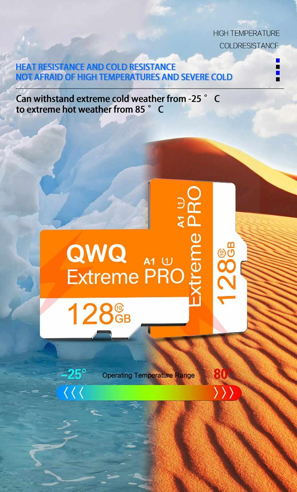Tarjeta de memoria micro SD 128.