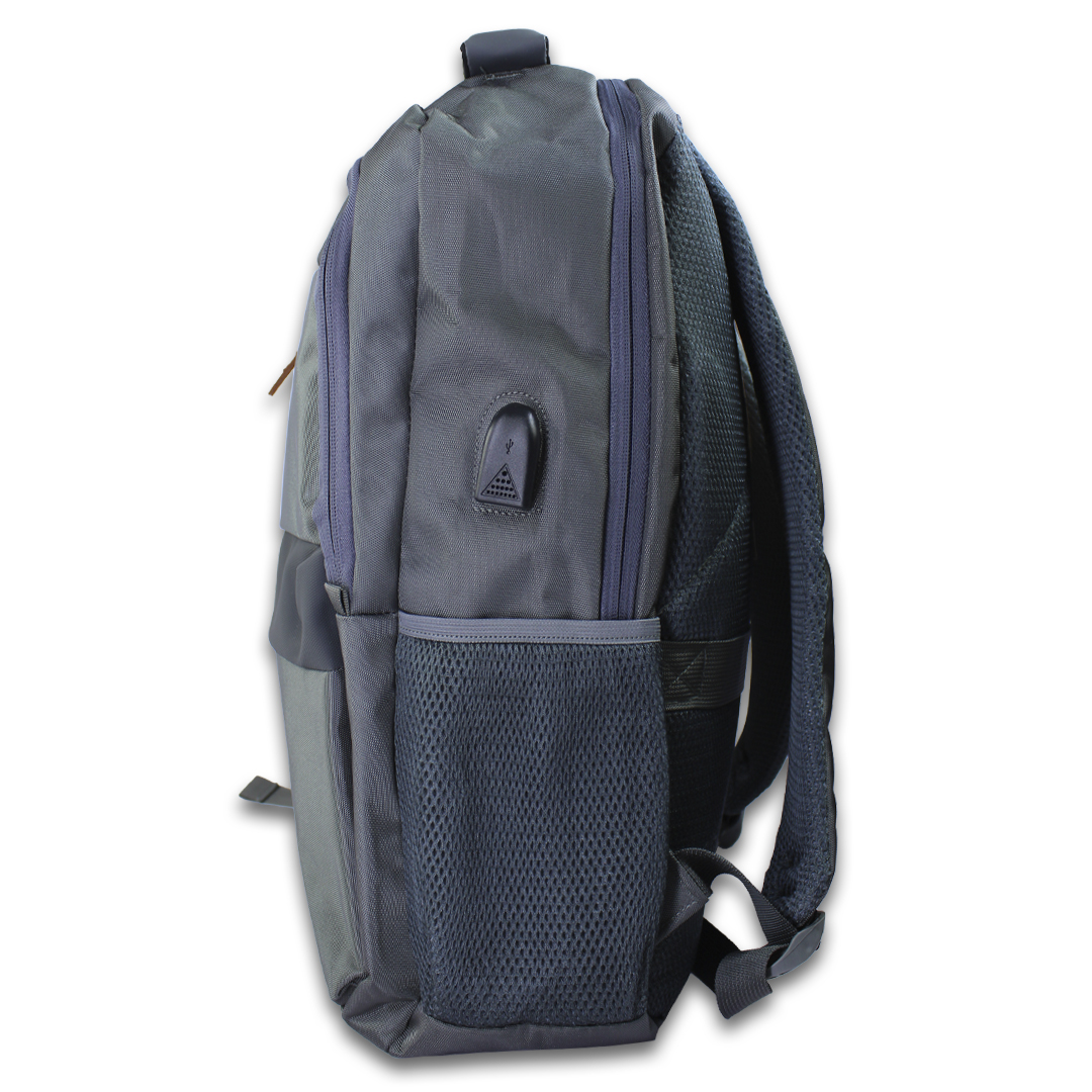 Mochila Casual Gris Para Laptop 15 pulgadas Grenobil Gn-180704.