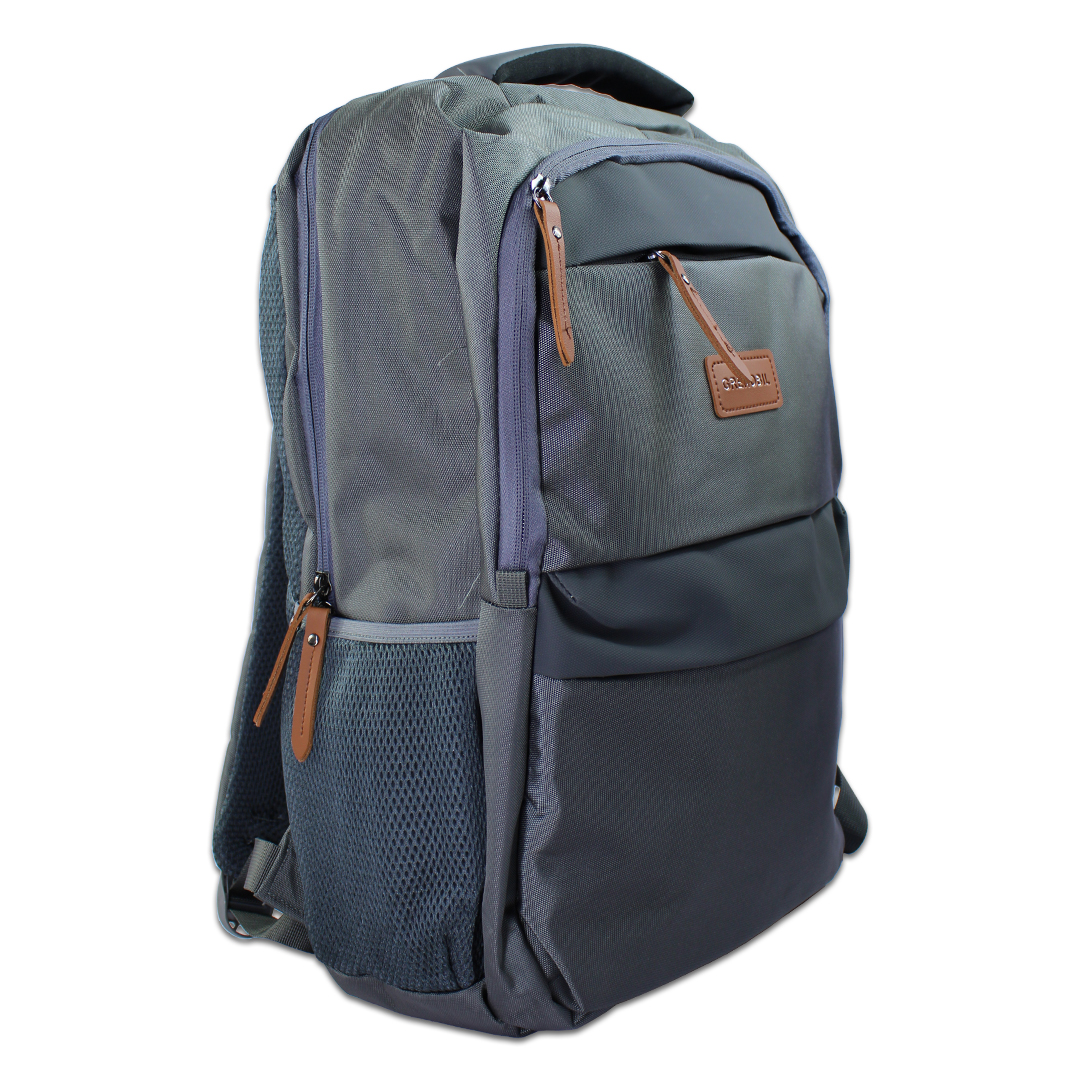 Mochila Casual Gris Para Laptop 15 pulgadas Grenobil Gn-180704.