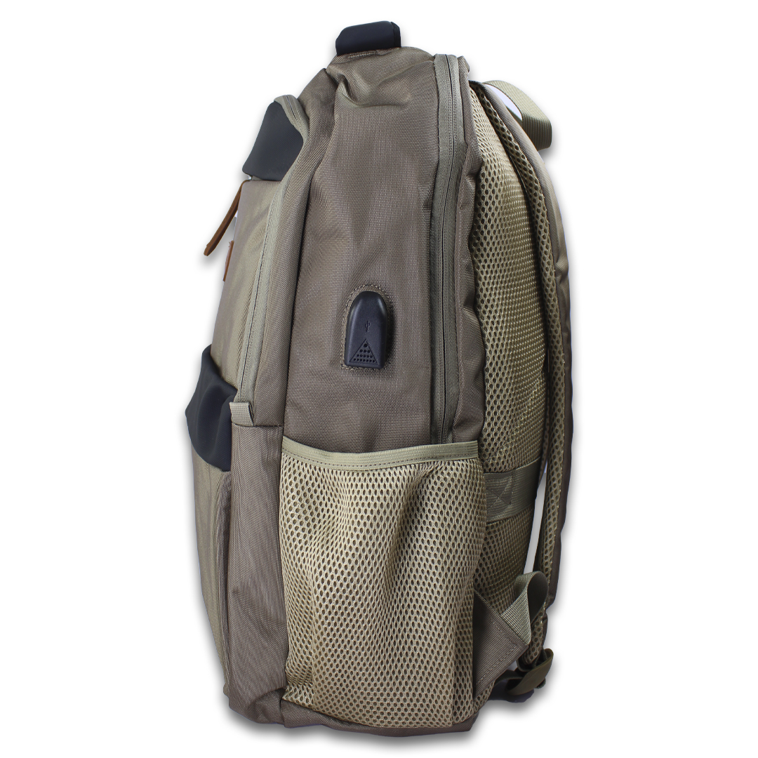Mochila Escolar De hombre Cafe Grenobil Gn-180704.