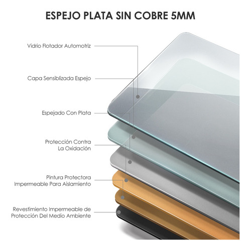 Espejo Con Luz Led Touch De Lujo Para Tocador O Baño 50x70cm.