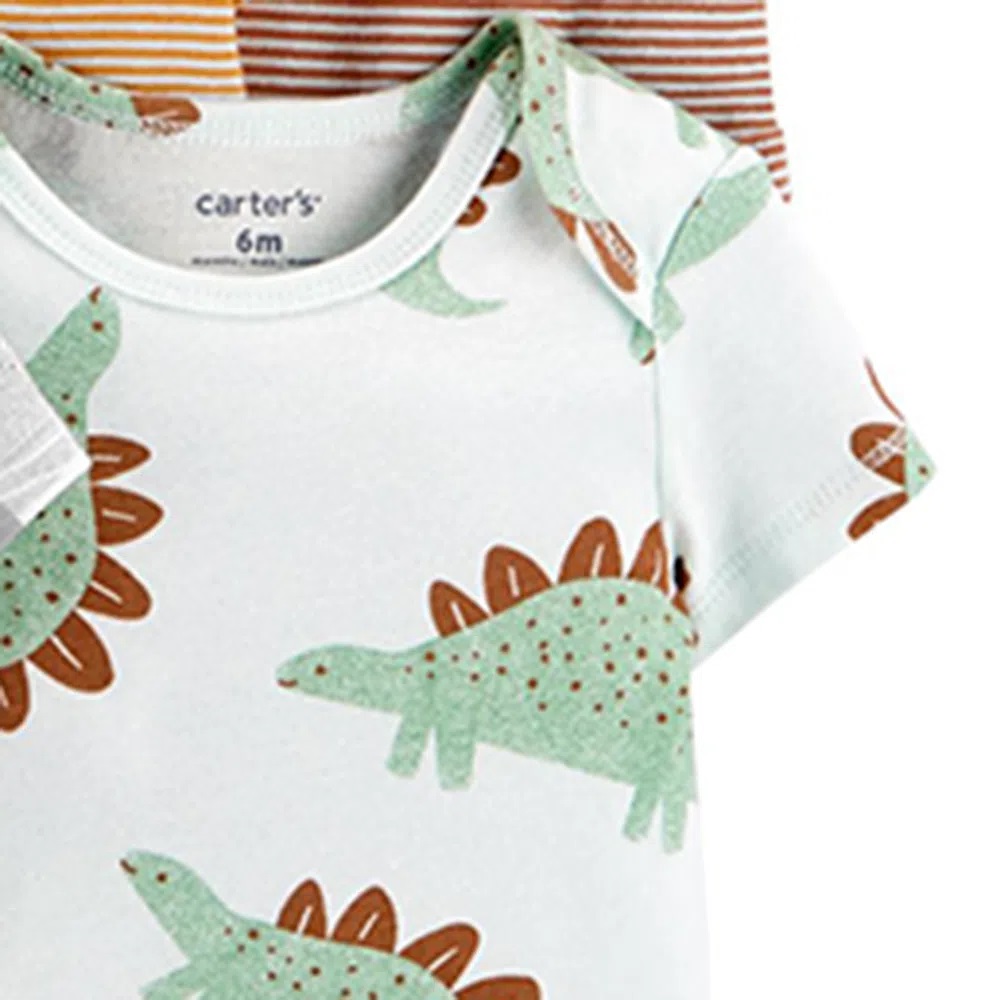 Carters Set 5 Piezas Pañalero Bebe Dinosaurio Tractor