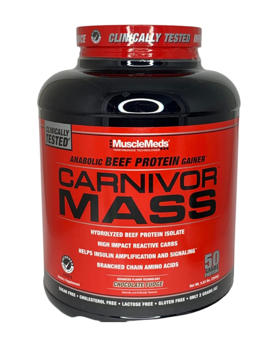 Ganador Carnivor Mass  6lbs (50 serv) chocolate.