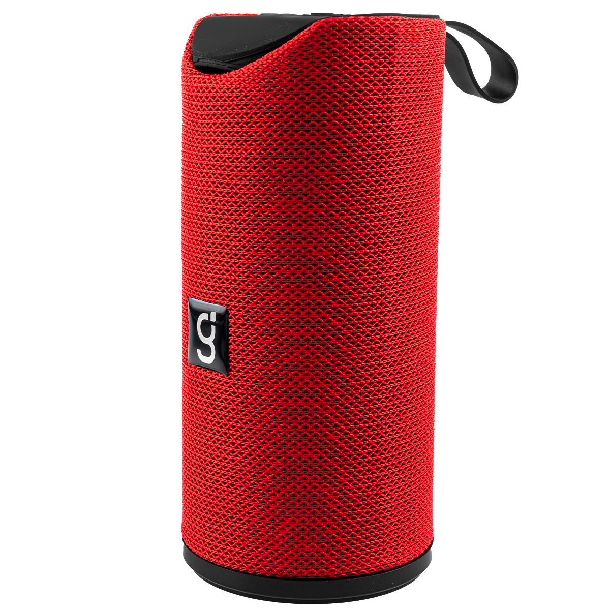 Bocina Cilindro 18-9141RD Portatil Bluetooth® Manos Libres Recargable Color Rojo.