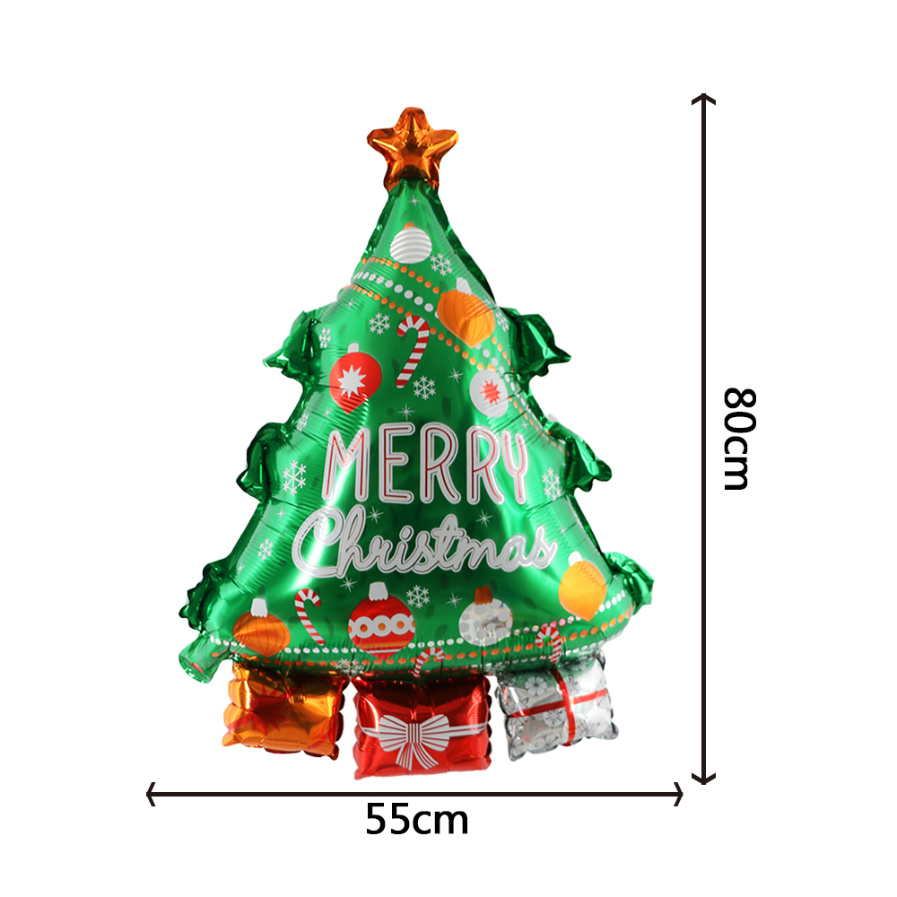10 Globo Látex Navidad Arbol Fiesta Regalos Decoración